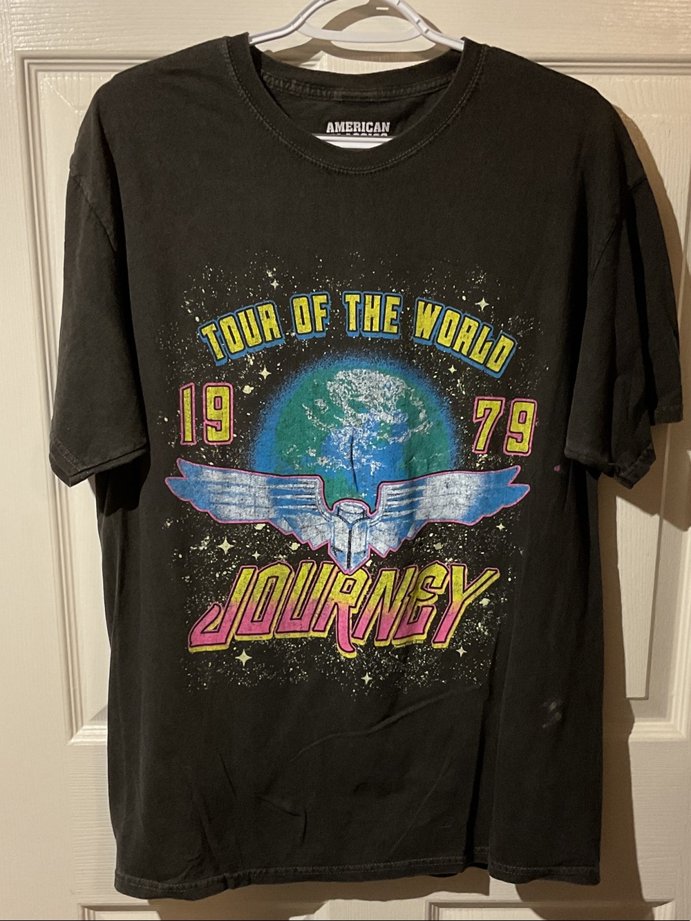 Journey Black ‘Tour of the World 1979' Graphic Band Tour Tee